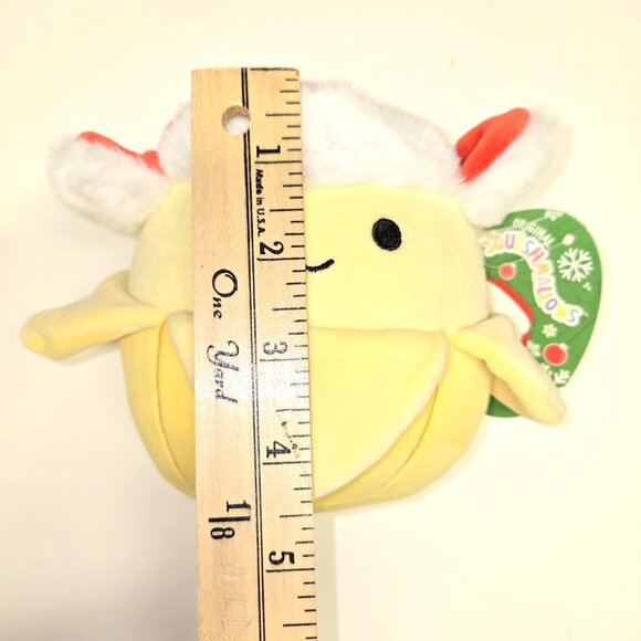 Squishmallows Junie Holiday 5” Banana Plush Christmas Santa Hat Collectible - Picture 4 of 4